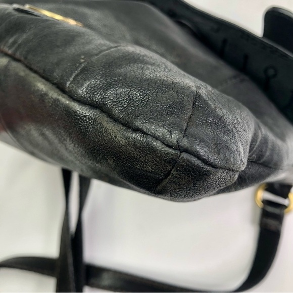 Fossil soft black leather crossbody purse - Picture 12 of 13